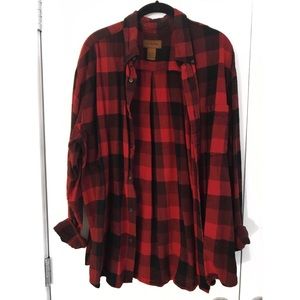 Vintage Red Plaid Flannel